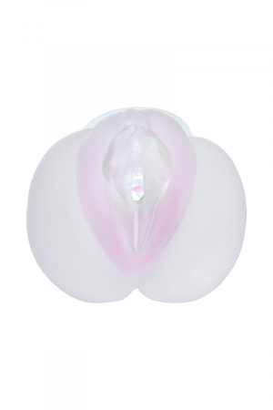 Мастурбатор реалистичный TOYFA Juicy Pussy Crystal Rose, TPE, 14 см