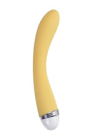 Вибратор Flovetta by Toyfa Calla, силикон, желтый, 22 см
