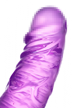 Фаллоимитатор двусторонний с вибропулей TOYFA Double Dildo with Vibro Bullet, TPR, фиолетовый, 35 см