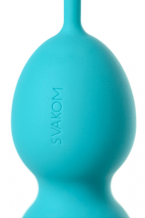 Набор вагинальных шариков Svakom Nova, силикон, голубой, (49,75,95 гр)