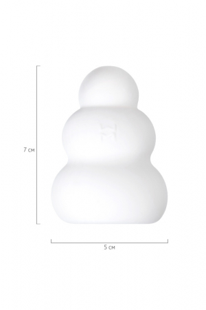 Мастурбатор нереалистичный MensMax Pucchi Shower, TPE, белый, 6,5 см