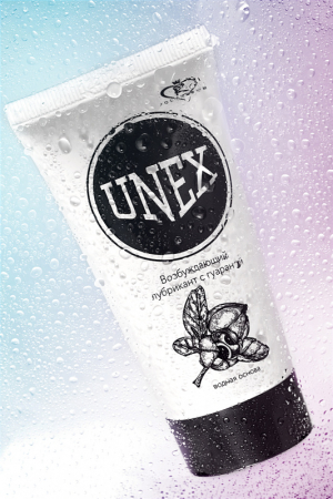 Лубрикант UNEX  с возбуждающим  эффектом, на водной основе с гуараной, 50 мл