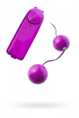 Вагинальные шарики с вибрацией TOYFA , ABS пластик, фиолетовый, 12,2 см