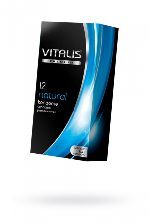 Презервативы ''VITALIS'' PREMIUM №12 natural - классические (ширина 53mm)