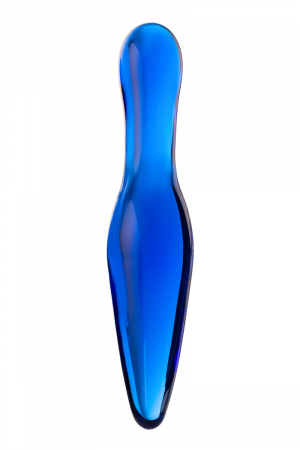 Анальная втулка Sexus Glass, Стекло, Синий, 17,4 см