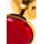 Анальная втулка Metal by TOYFA, металл, золотистая, с рубиновым кристаллом, 7,5 см, Ø 3 см, 145 г