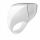 Эрекционное кольцо OVO инновационной формы с вибрацией, перезаряжаемое, силиконовое, белое, 4,7 см