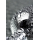 Анальный страз Metal by TOYFA, металл, серебристый, с кристаллом цвета изумруд, 8 см, Ø 3,4 см, 85 г