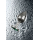 Анальный страз Metal by TOYFA, металл, серебристый, с кристаллом цвета изумруд, 8 см, Ø 3,4 см, 85 г