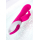 Вибратор с клиторальным стимулятором JOS ELLY, с подогревом, силикон, розовый, 21,5 см