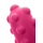 Вибратор с клиторальным стимулятором KOKOS SMON, силикон, розовый, 23 см, Ø 3,5 см