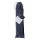 Анальная втулка с бело-фиолетовым хвостом POPO Pleasure by TOYFA, S, силикон, черная, 45 см, Ø 2,7 см