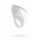 Эрекционное кольцо OVO инновационной формы с вибрацией, перезаряжаемое, силиконовое, белое, 4,7 см