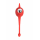 Виброкольцо с хвостиком JOS NICK, силикон, красный, 13,5 см